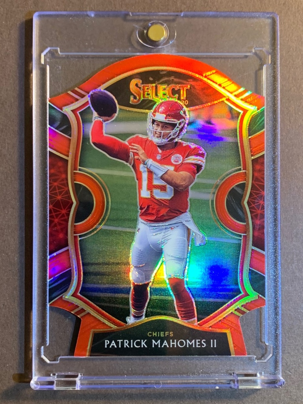 🔥PATRICK MAHOMES REFRACTOR RED DIE CUT ~  2021 PANINI SELECT FOOTBALL…